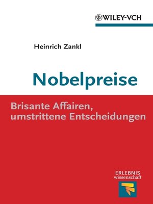 cover image of Nobelpreise